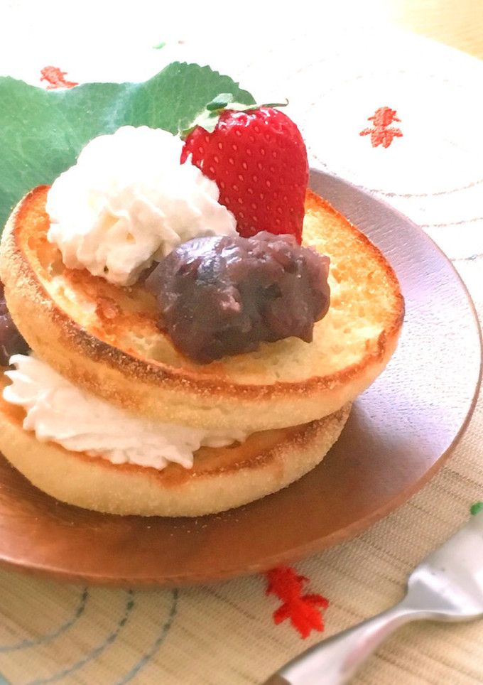 こんがりマフィンで簡単和スイーツ♪-レシピのメイン写真