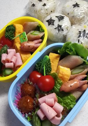 保育園のお弁当(年少＆年長)6月-レシピのメイン写真