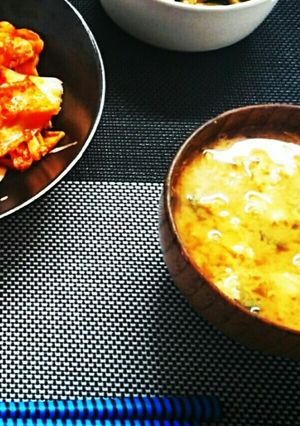 すっごい美味しい！ニラと玉子のお味噌汁-レシピのメイン写真