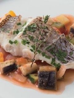 鯛のラタトゥイユ蒸し シソ風味-レシピのメイン写真