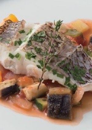 鯛のラタトゥイユ蒸し　シソ風味-レシピのメイン写真