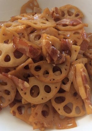 蓮根とベーコンのキンピラ-レシピのメイン写真