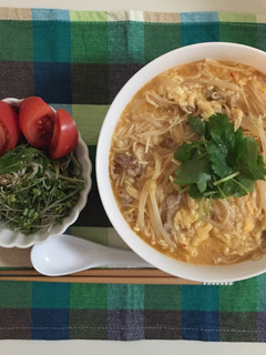 素麺でスーラータン麺風-レシピのメイン写真