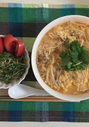 素麺でスーラータン麺風-レシピのメイン写真