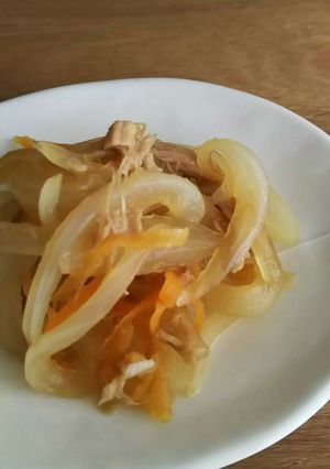 常備菜に！玉ねぎにんじんツナの和風炒め-レシピのメイン写真