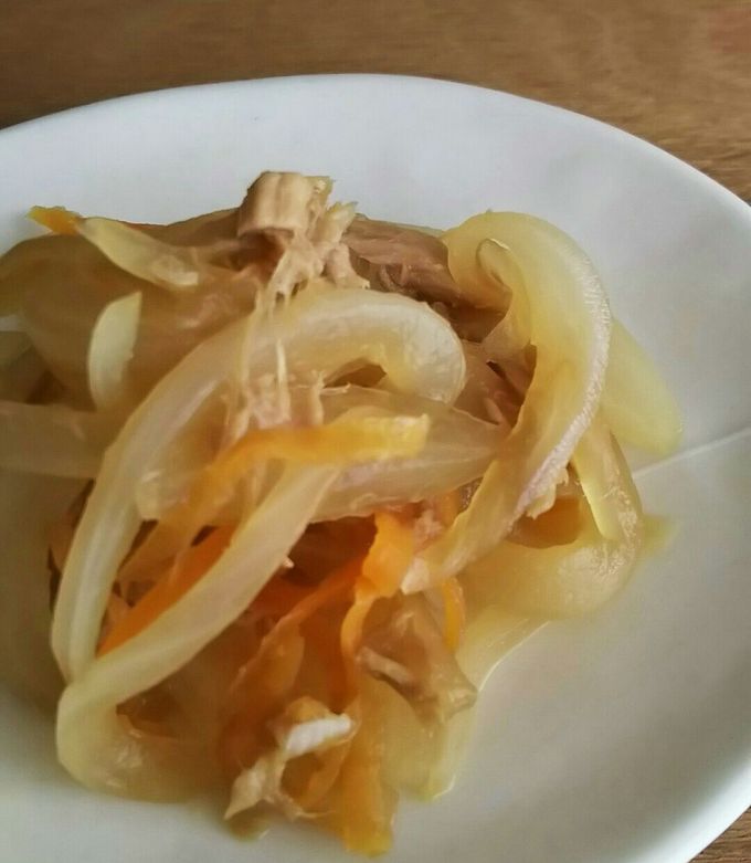 常備菜に！玉ねぎにんじんツナの和風炒め-レシピのメイン写真