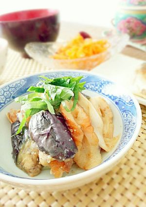 茄子とちくわのごま味噌炒め-レシピのメイン写真