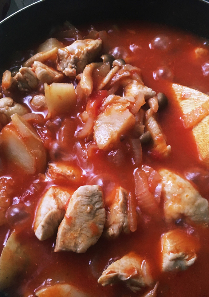 鶏肉のトマト煮込み 隠し味はアレ！簡単-レシピのメイン写真