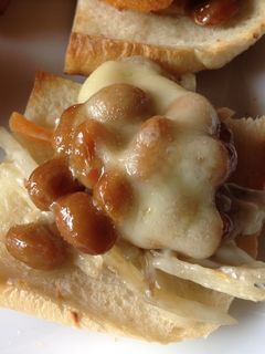 納豆&ごぼうサラダのトースト-レシピのメイン写真