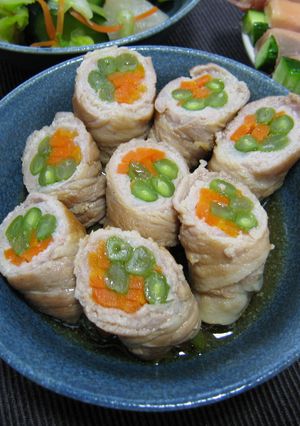 バラ肉まきまき野菜巻き-レシピのメイン写真