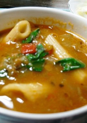 ⅲマカロニとレンズ豆入りミネストローネ-レシピのメイン写真