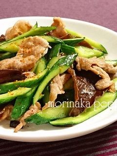 簡単!きゅうりと豚肉のピリ辛中華炒め-レシピのメイン写真