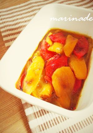 カラフルなパプリカマリネ～カレー風味～-レシピのメイン写真