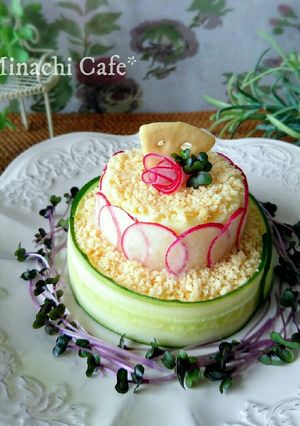 チーザで簡単♪美味しい❤ポテサラケーキ-レシピのメイン写真