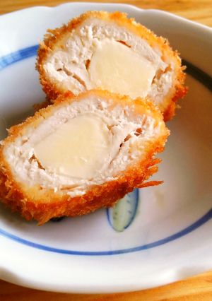 ムネ肉なのにしっとりチーズ入りチキンカツ-レシピのメイン写真