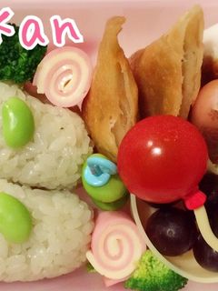 キャラ弁 豆しば 簡単-レシピのメイン写真