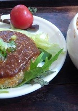 スーパーフードキヌアとえのきの野菜バーグ-レシピのメイン写真