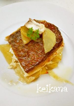 超簡単＆豪華！！☆白身魚のオーブン焼き♪-レシピのメイン写真
