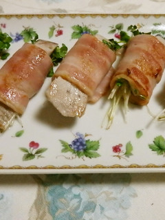 鰹のベーコン巻き焼-レシピのメイン写真
