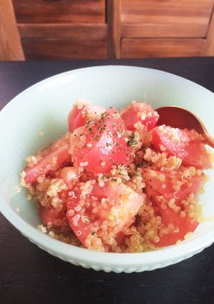 ちゃちゃっと朝食 簡単キヌアサラダ-レシピのメイン写真