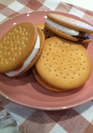 簡単おやつ！マシュマロサンド-レシピのメイン写真