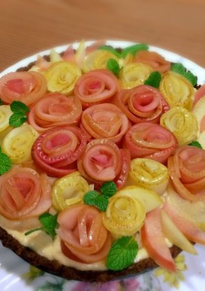 りんごブーケのタルト-レシピのメイン写真