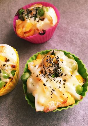 【お弁当】マヨたまカップ-レシピのメイン写真