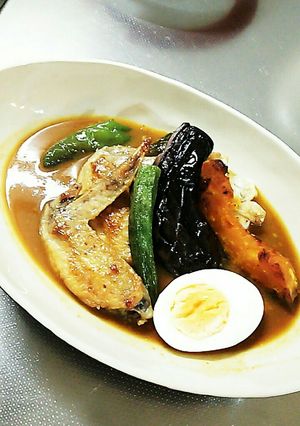 残りカレーと残り野菜で♥スープカレー-レシピのメイン写真