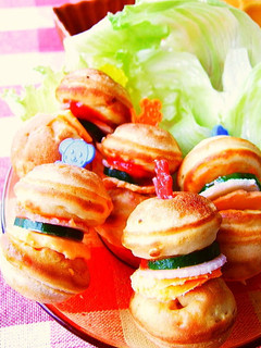 たこ焼きき◆ホケミでも◎ミニハンバーガー-レシピのメイン写真
