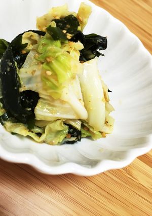 キャベツの胡麻酢あえ-レシピのメイン写真
