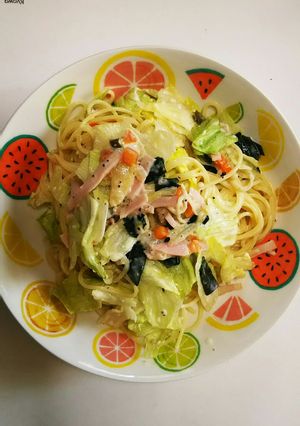 猛暑に打ち勝つマヨミルクさらだパスタ-レシピのメイン写真