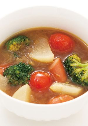 コンソメ野菜のカレー薫るスープ-レシピのメイン写真
