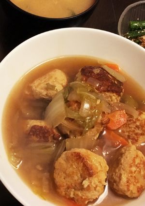 ヘルシー鶏団子と白菜とろ煮-レシピのメイン写真
