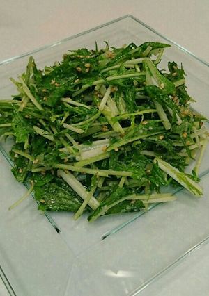 水菜サラダ-レシピのメイン写真