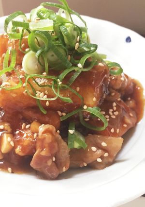 ❁厚揚げと豚肉のこっくりとろみ炒め❁-レシピのメイン写真