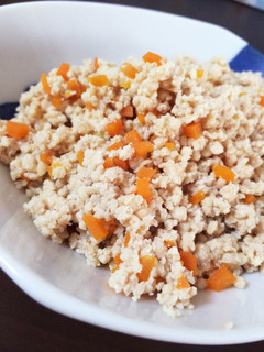 冷凍OK! 薄味でふっくら鶏そぼろ-レシピのメイン写真