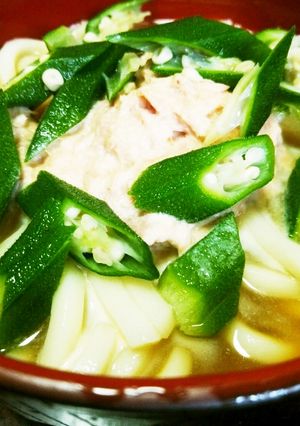 ♪うどん♪冷やしツナマヨ-レシピのメイン写真