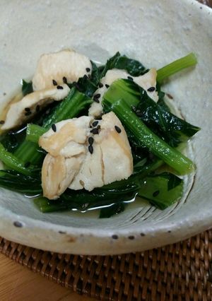 小松菜炒め煮-レシピのメイン写真