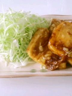 豆腐のネギたれ生姜焼き-レシピのメイン写真