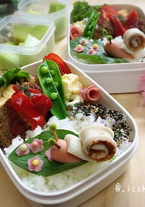 お弁当に！ちくわでカタツムリ-レシピのメイン写真