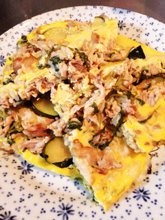 とん平焼きっぽい?簡単オープンオムレツ!-レシピのメイン写真