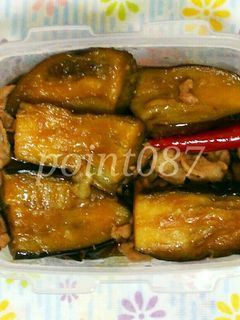 なすと豚肉の甘辛醤油煮-レシピのメイン写真