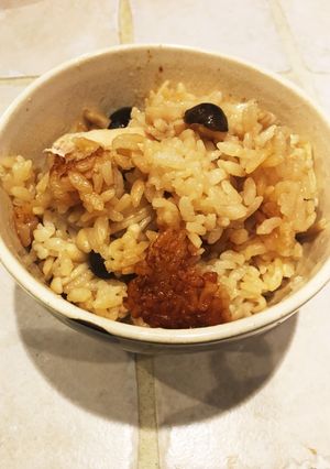 鶏肉ときのこの炊き込みご飯(和だし-レシピのメイン写真