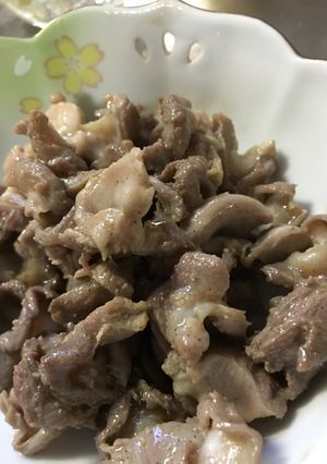 捨てないで！砂肝の銀皮炒め-レシピのメイン写真