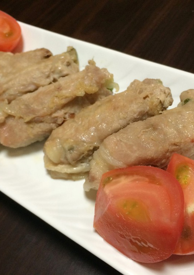 しょうが焼き味の野菜肉巻き-レシピのメイン写真