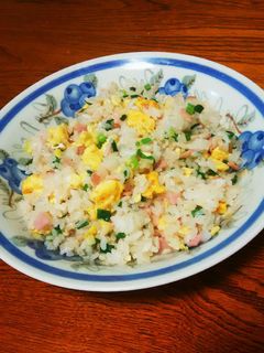 すぐできる!!簡単ハム炒飯-レシピのメイン写真