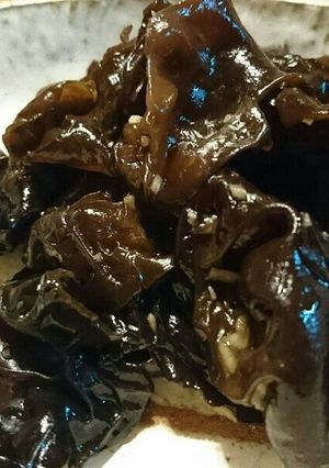 ビールが進む！キクラゲにんにく炒め♪-レシピのメイン写真