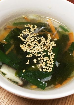 超〜簡単！ウェイパーで野菜の中華スープ☆-レシピのメイン写真