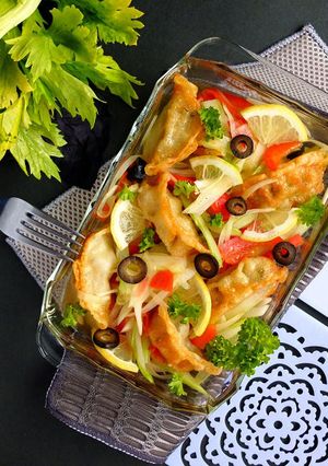 香味野菜×揚げ餃子のハニーマリネ☆-レシピのメイン写真