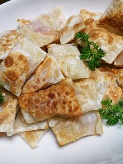 なんでも!餃子の皮つつみ揚げ-レシピのメイン写真